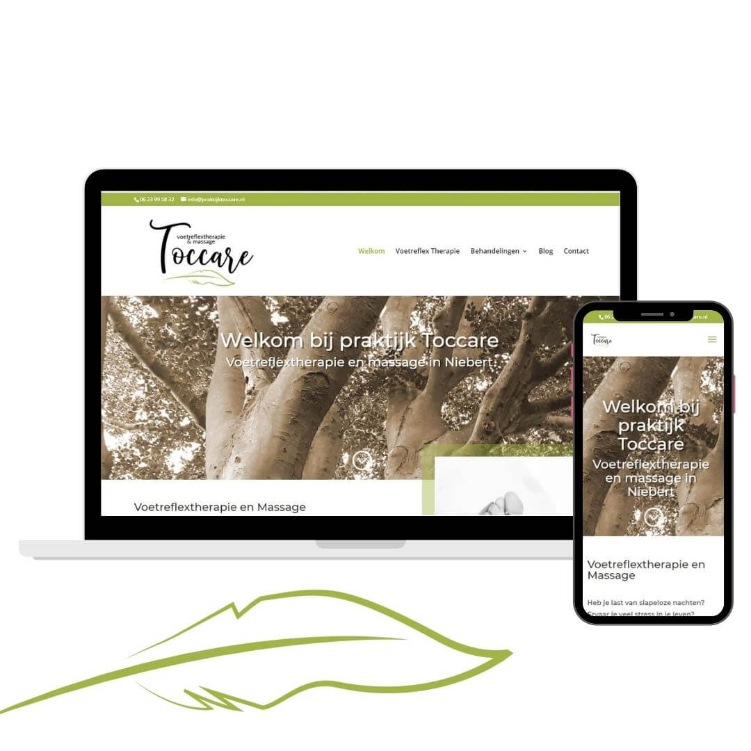 website ontwerp webdesign praktijk toccare niebert