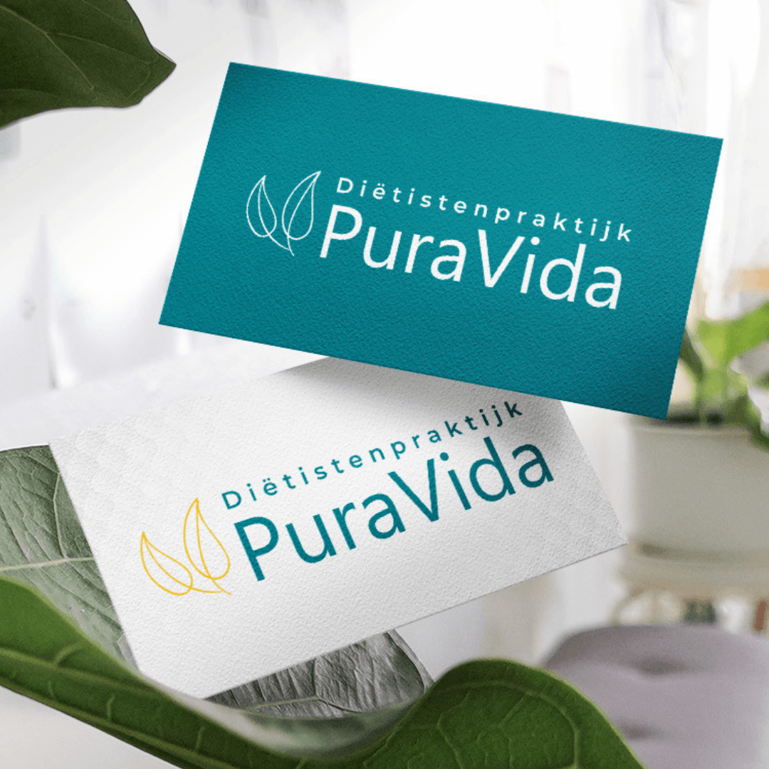 Ontwerp Pura Vida visiekaartjes afsprakenkaartjes