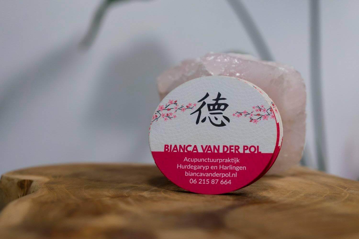 Ontwerp stans visitekaartjes Bianca